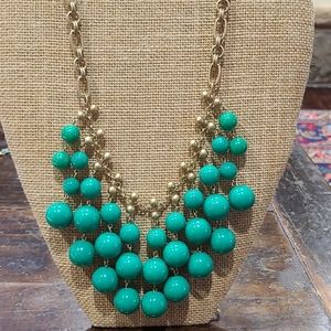 GUC Stella & Dot Green Jolie Necklace